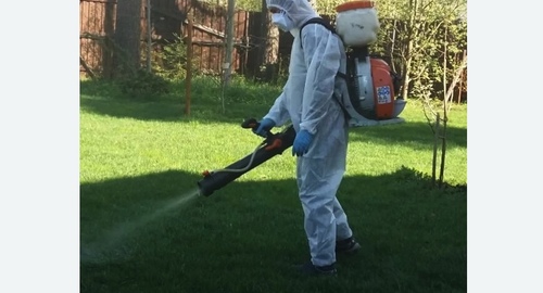 Обработка участка от клещей в Рязанском районе Москвы