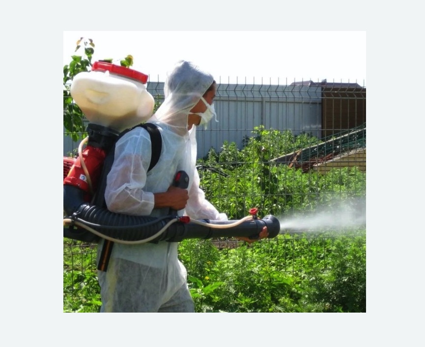 Акарицидная обработка территории в Рязанском районе Москвы